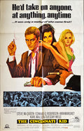 #791 CINCINNATI KID 1sh 1965 -Steve McQueen