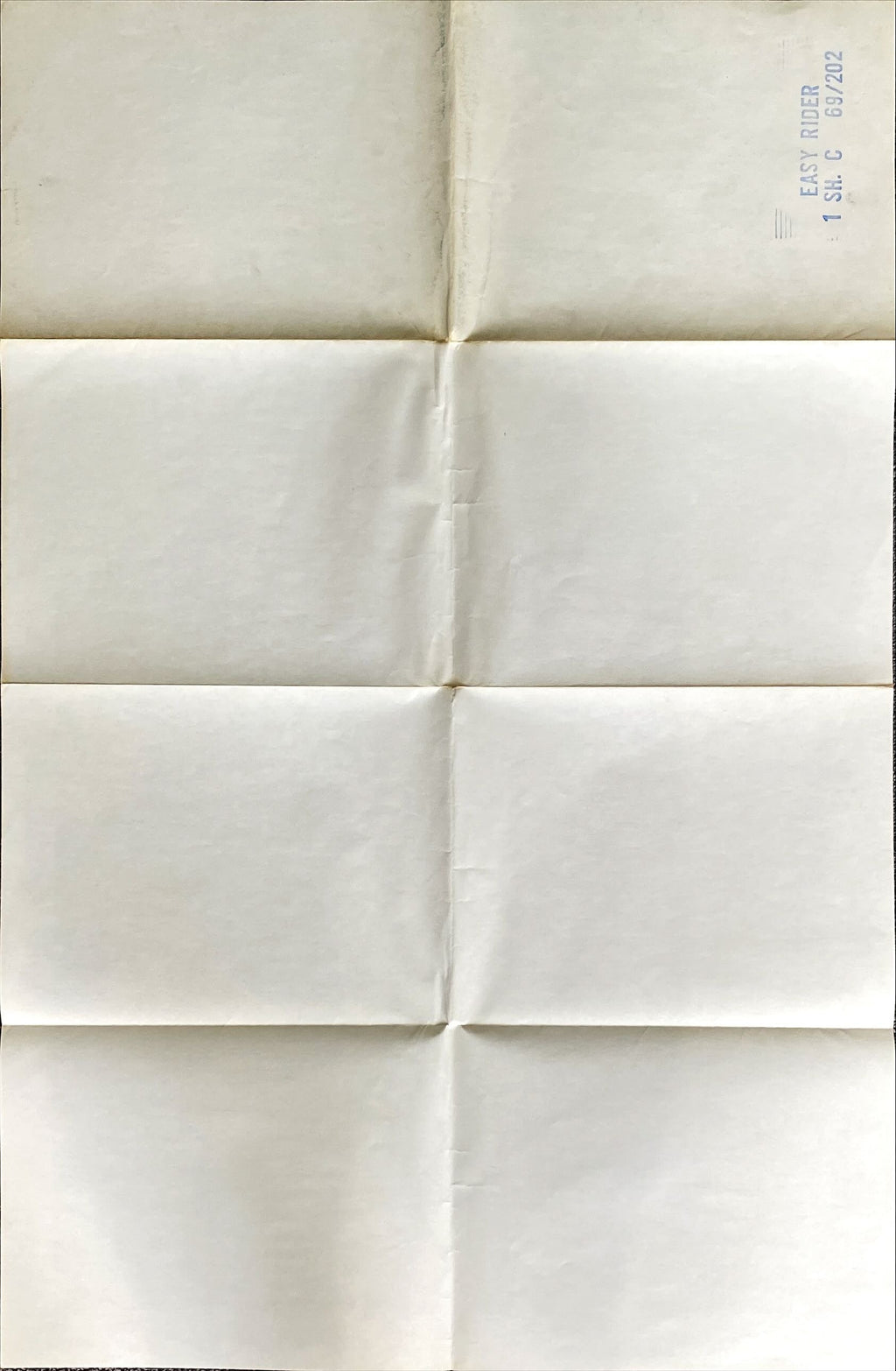 Easy Rider (1969) One Sheet Movie Poster - Style C