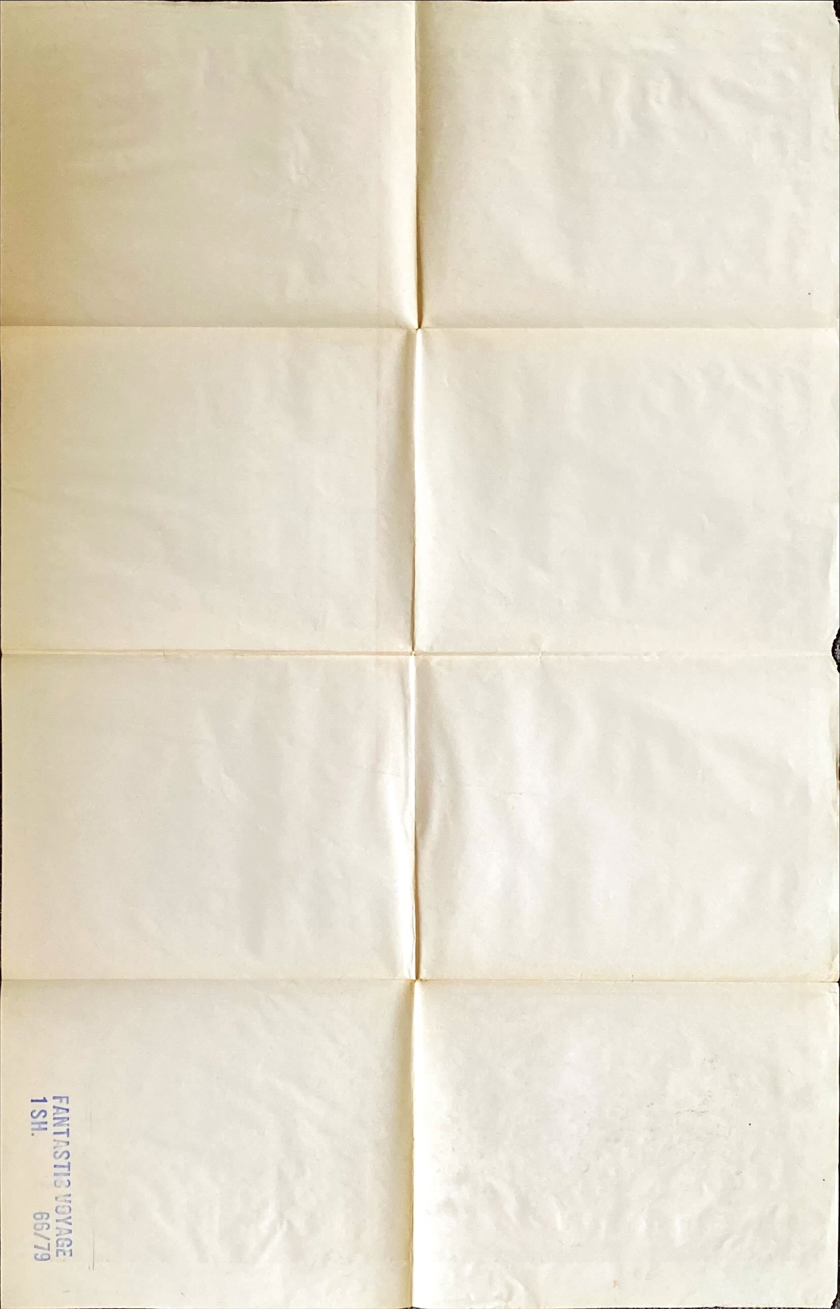 Fantastic Voyage (1966) One Sheet Movie Poster