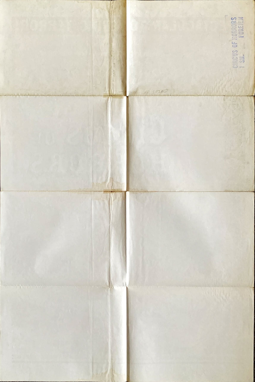 Circus of Horrors (1960) One Sheet Movie Poster