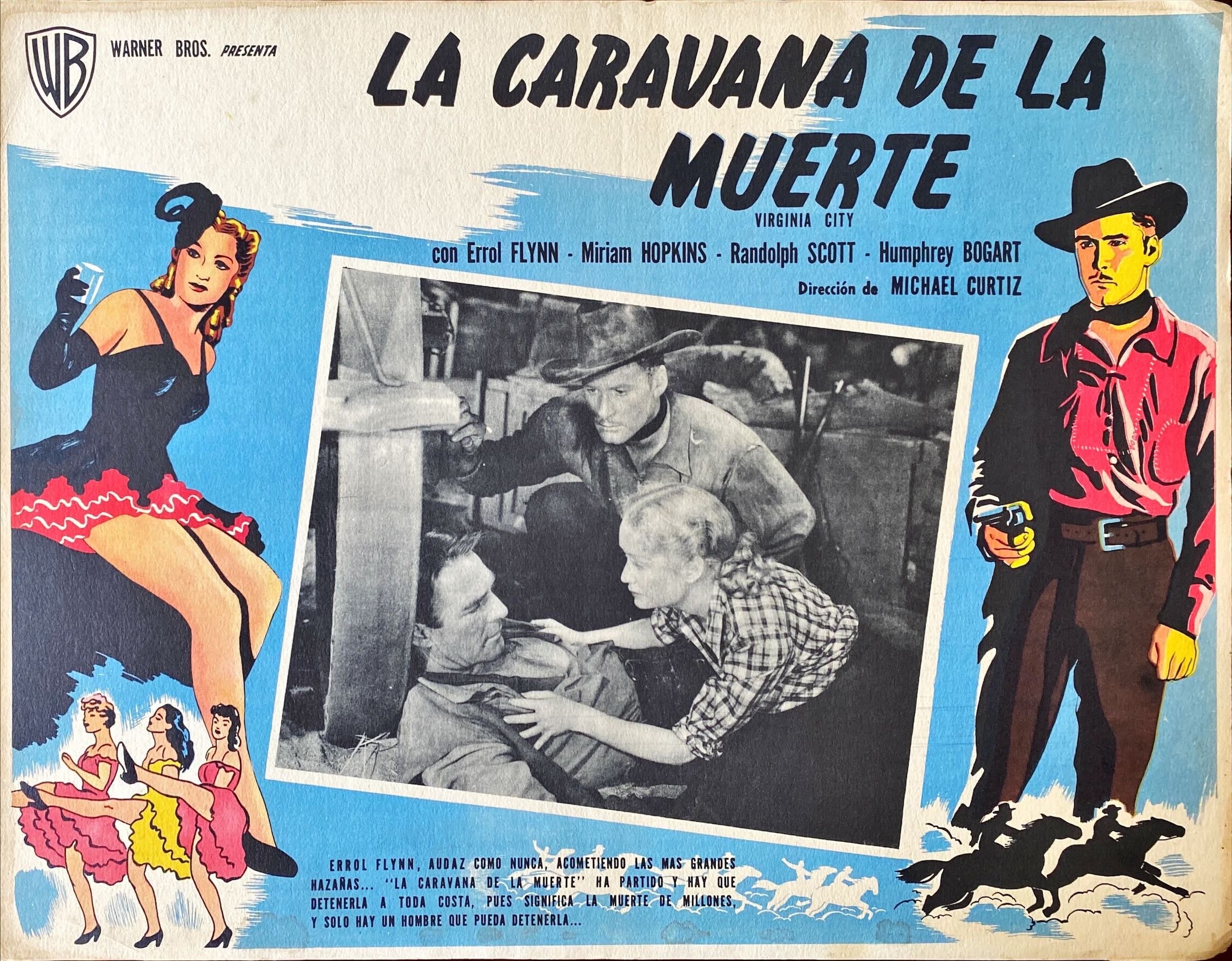 Virginia City - 3x Mexican Lobby Card