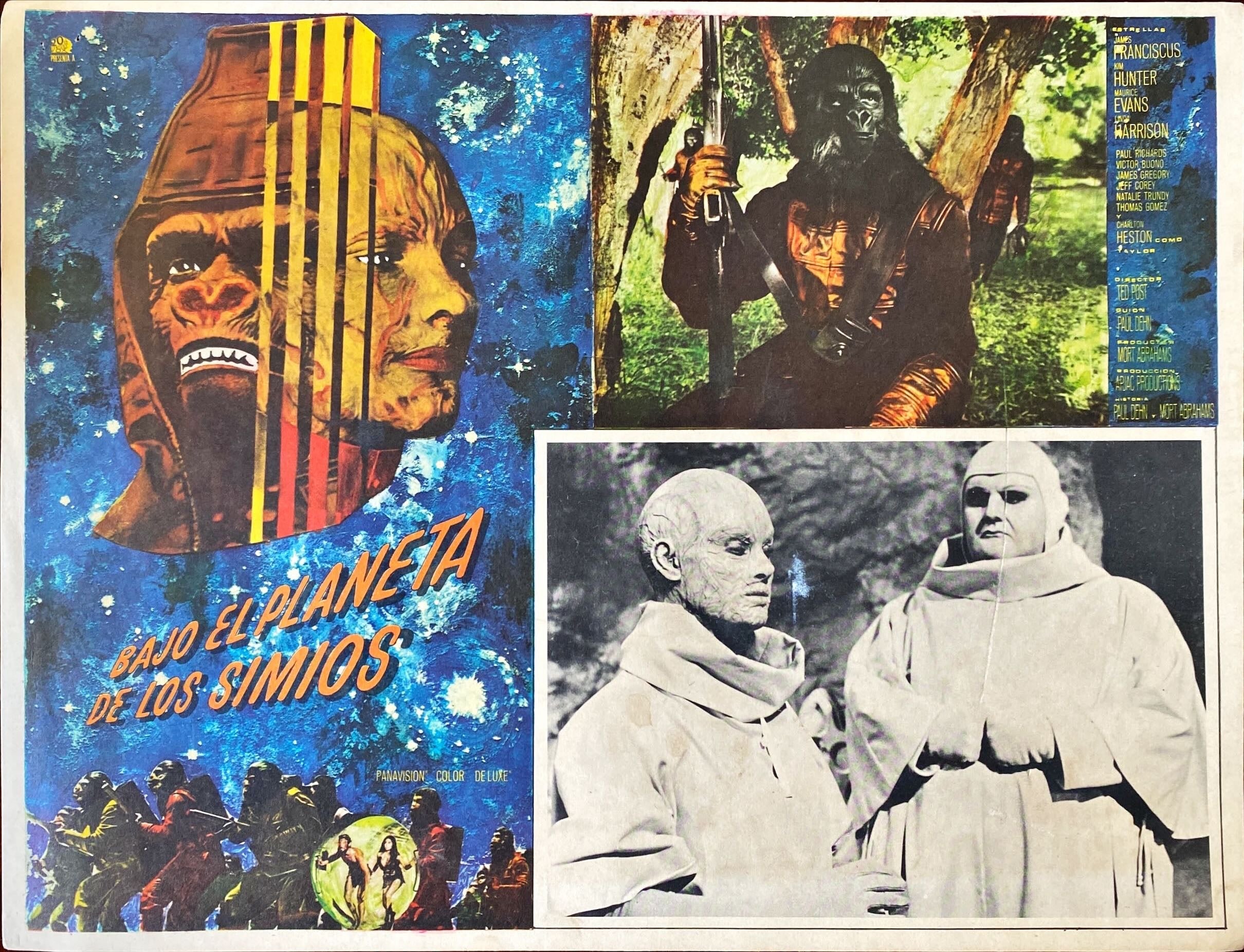 Beneath the Planet of the Apes (1970) 5x Lobby Cards - MX