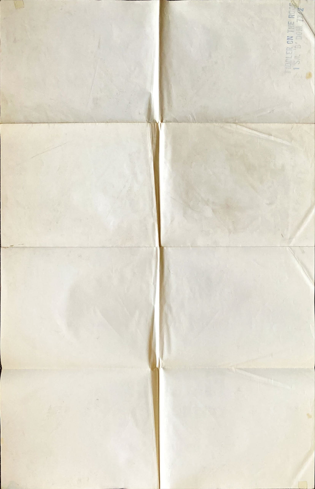 Fiddler on the Roof (1971) One Sheet Movie Poster