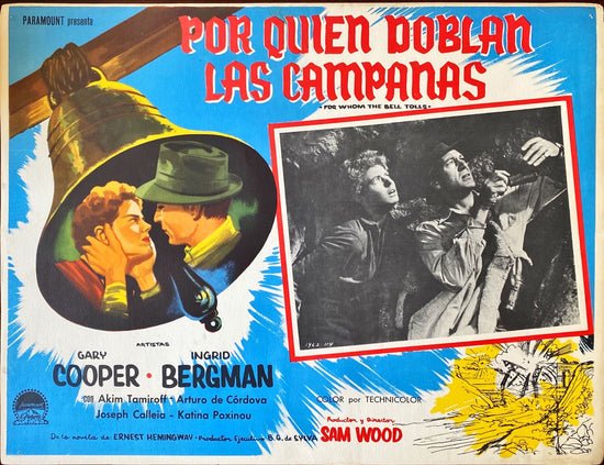 For Whom the Bells Toll (1943) 5x Lobby Cards - MX