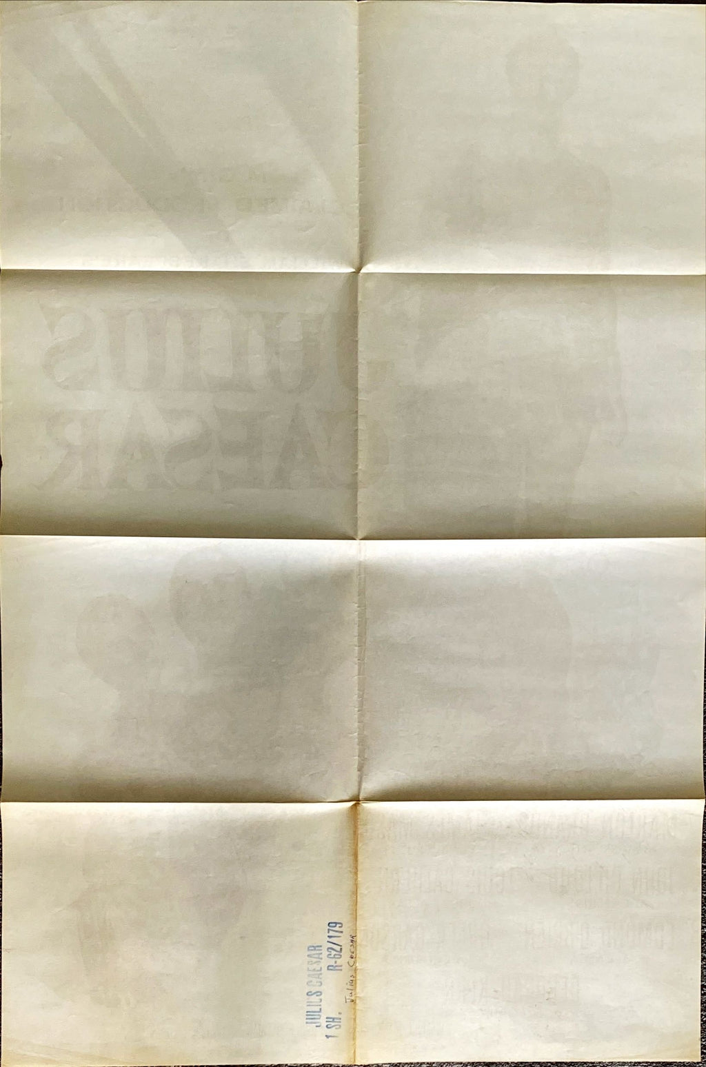 #765  JULIUS CAESAR 1sh 1953 - Marlon Brando