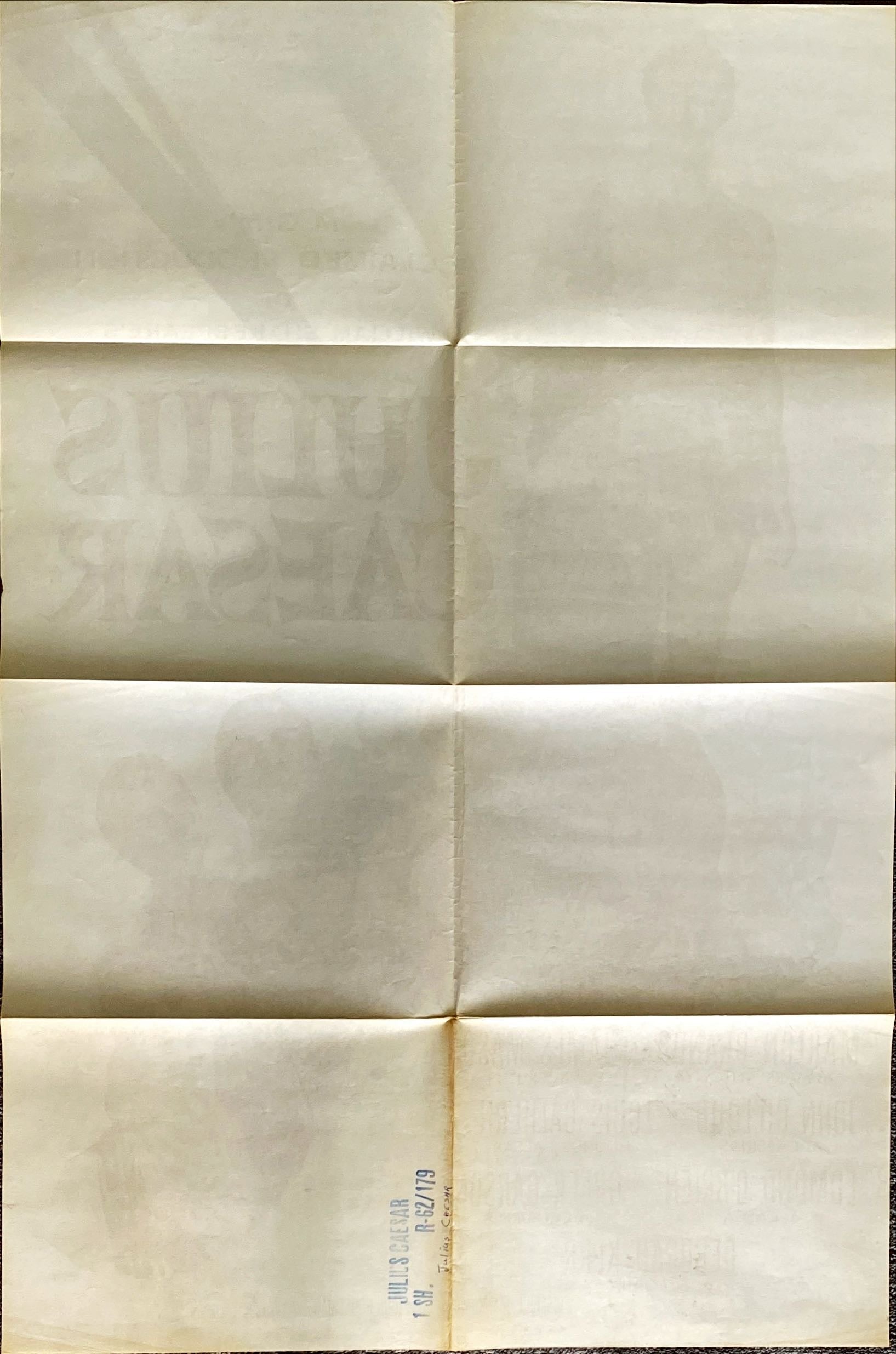 #765  JULIUS CAESAR 1sh 1953 - Marlon Brando