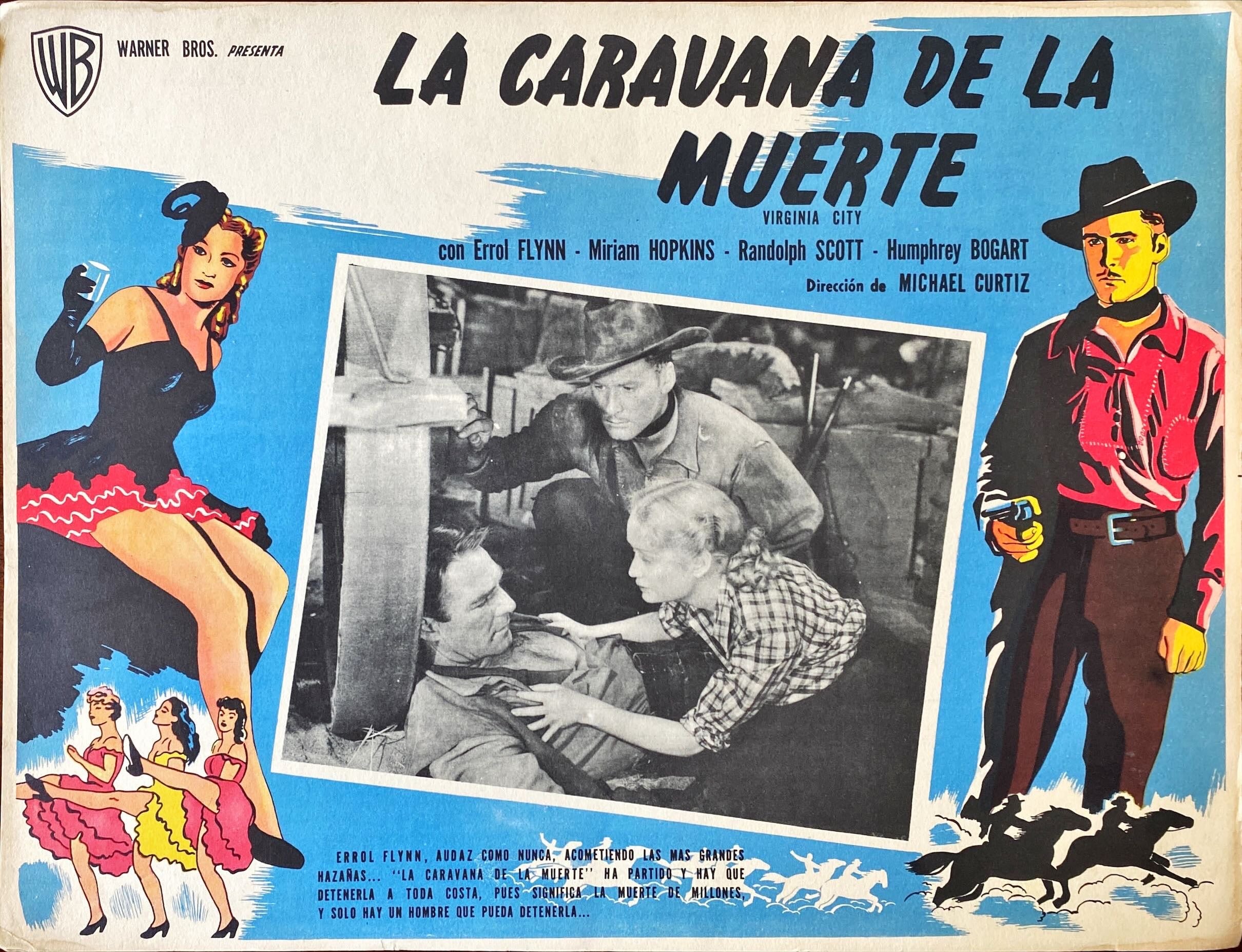 Virginia City - 3x Mexican Lobby Card