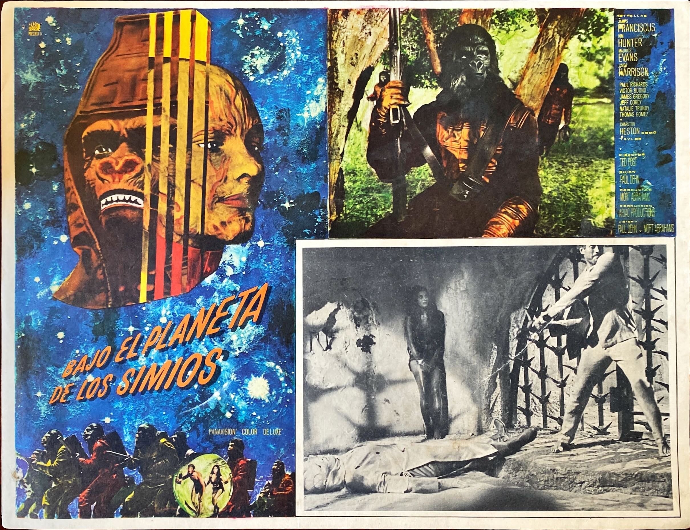 Beneath the Planet of the Apes (1970) 5x Lobby Cards - MX