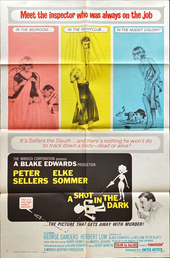 A Shot in the Dark (1964) One Sheet Movie Poster - Peter Sellers