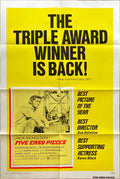 Five Easy Pieces,  1sh R1973 -Jack Nicholson