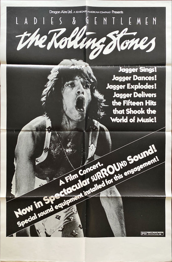 Ladies and gentlemen The Rolling Stones (1973) One Sheet Movie Poster