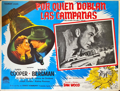 For Whom the Bells Toll (1943) 5x Lobby Cards - MX