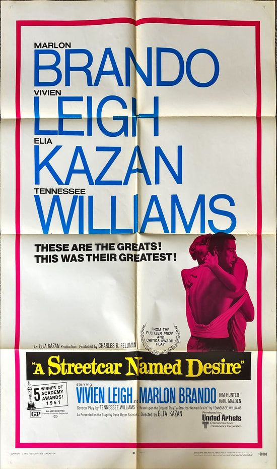 Streetcar Named Desire (1951) Movie Poster - 