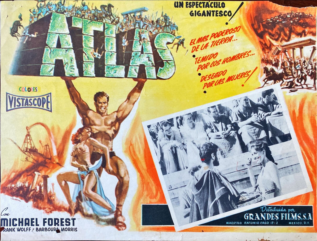 Atlas  - Mexican Lobby Card x3