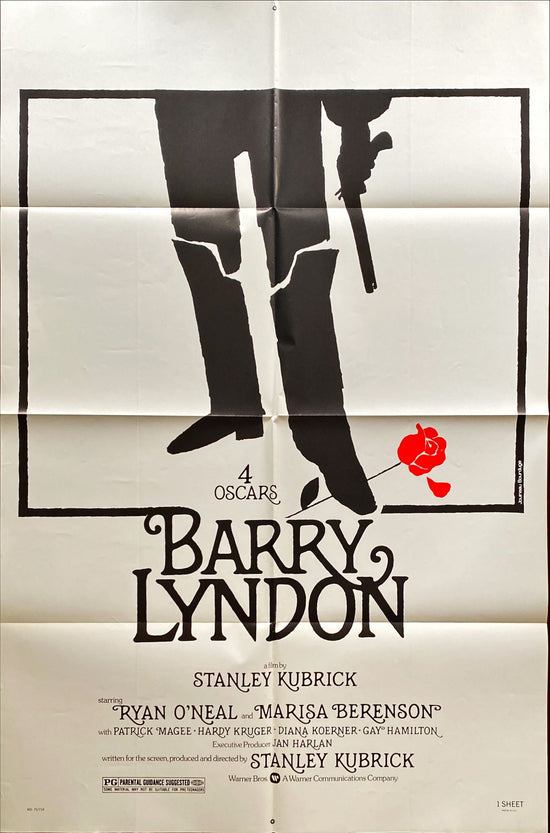 Barry Lyndon (1975) One Sheet Movie Poster - Awards, Kubrick