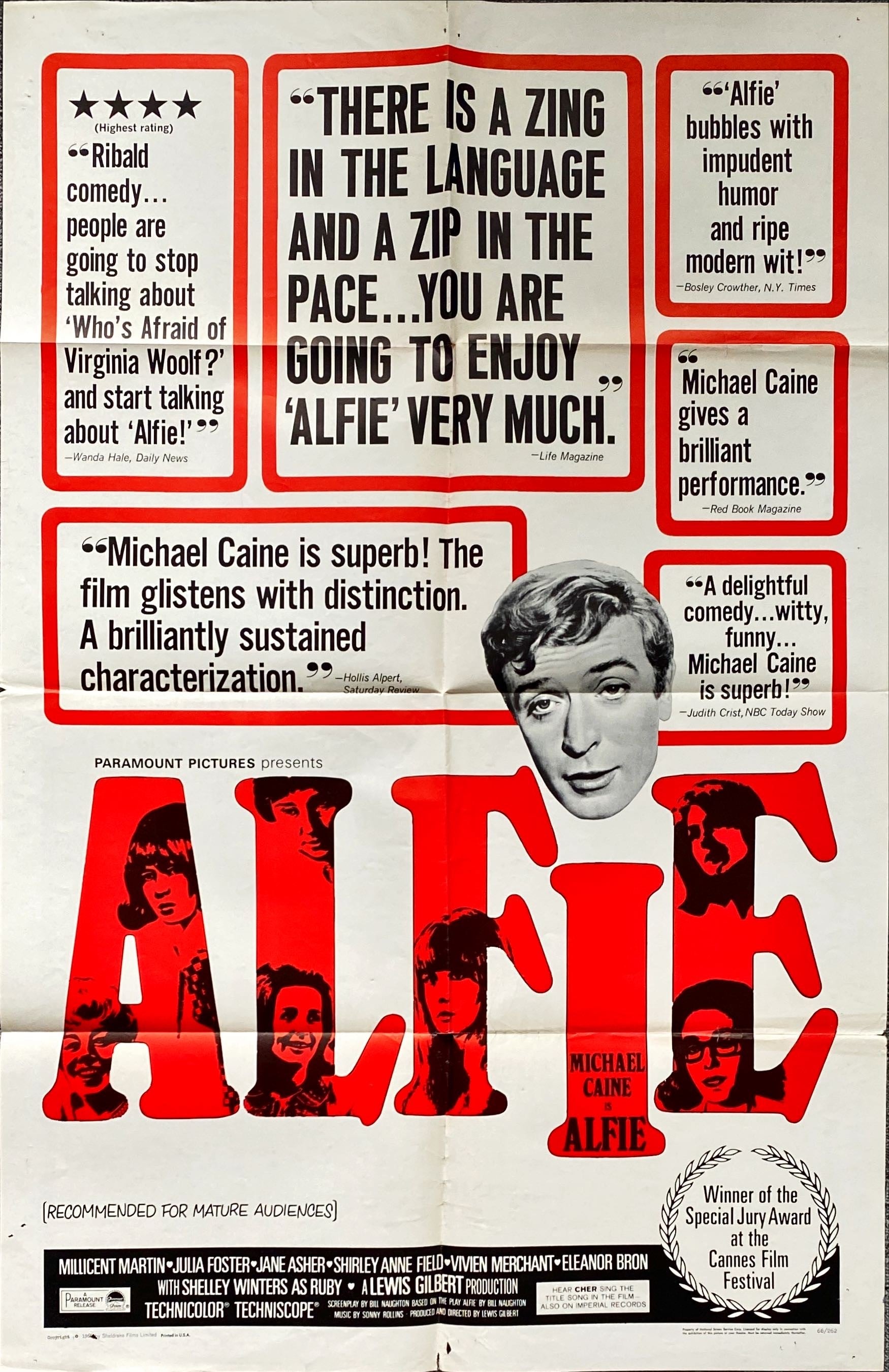 Alfie (1966) Movie Poster