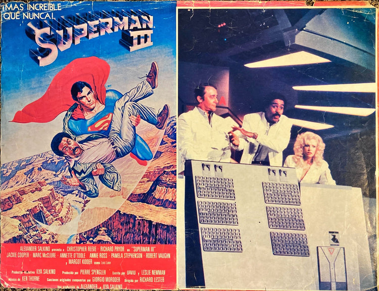 (240) Superman 3 - 4 Mexican Lobby Cards - PosterCollectors.xyz