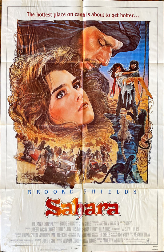 (104) SAHARA 1 sheet movie poster '84 - PosterCollectors.xyz