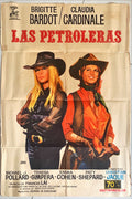 The Legend of Frenchie King, (Las petroleras) Spanish '72 Jano art of Claudia Cardinale & Brigitte Bardot