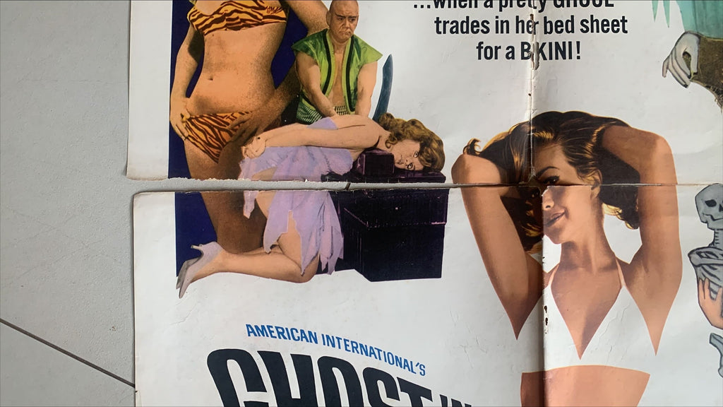 Ghost in the Invisible Bikini, 1sh 1966 Boris Karloff  FIXER UPPER
