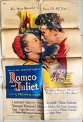 Romeo and Juliet,   Vintage movie poster '55 -Laurence Harvey
