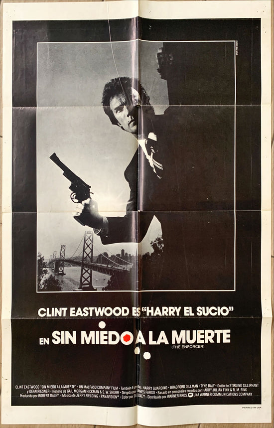 The Enforcer (1976) One Sheet Movie Poster - SPAN, Clint Eastwood