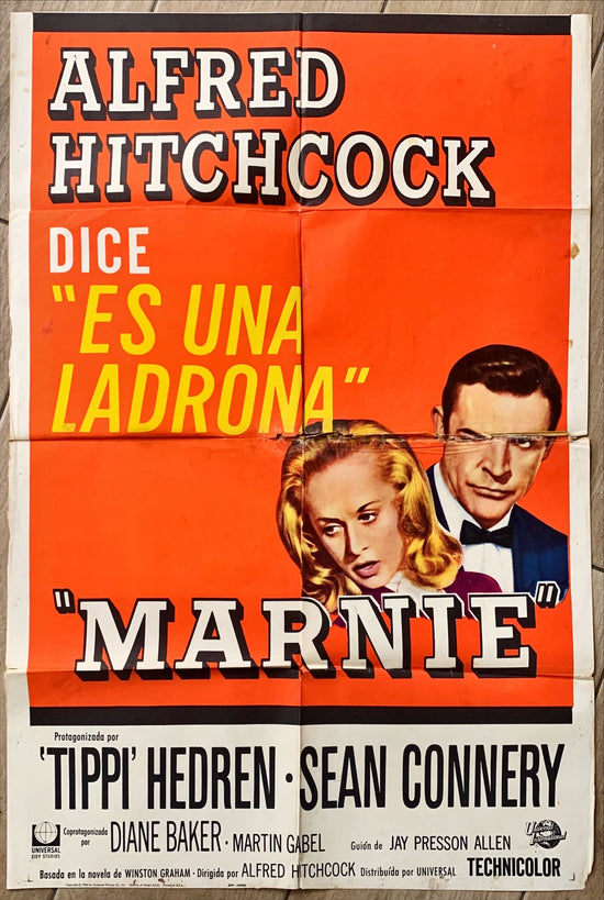 Marnie (1964) One Sheet Movie Poster - Hitchcock