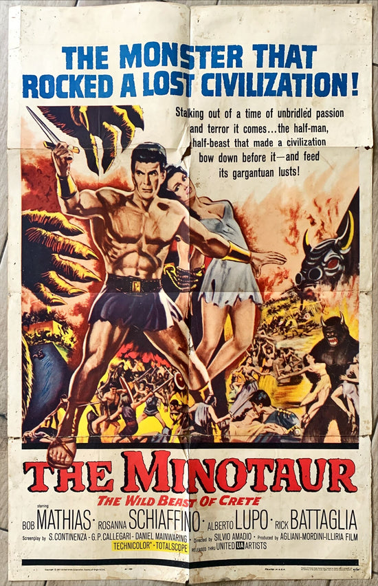 Minotaur (1961) One Sheet Movie Poster