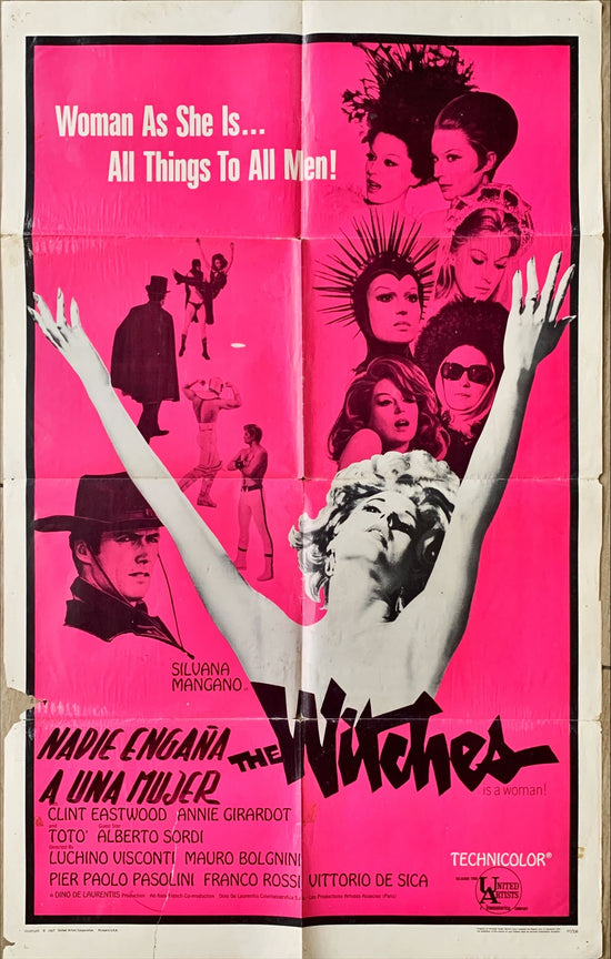 Witches (1967) One Sheet Movie Poster - Clint Eastwood