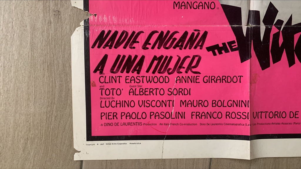 Witches (1967) One Sheet Movie Poster - Clint Eastwood