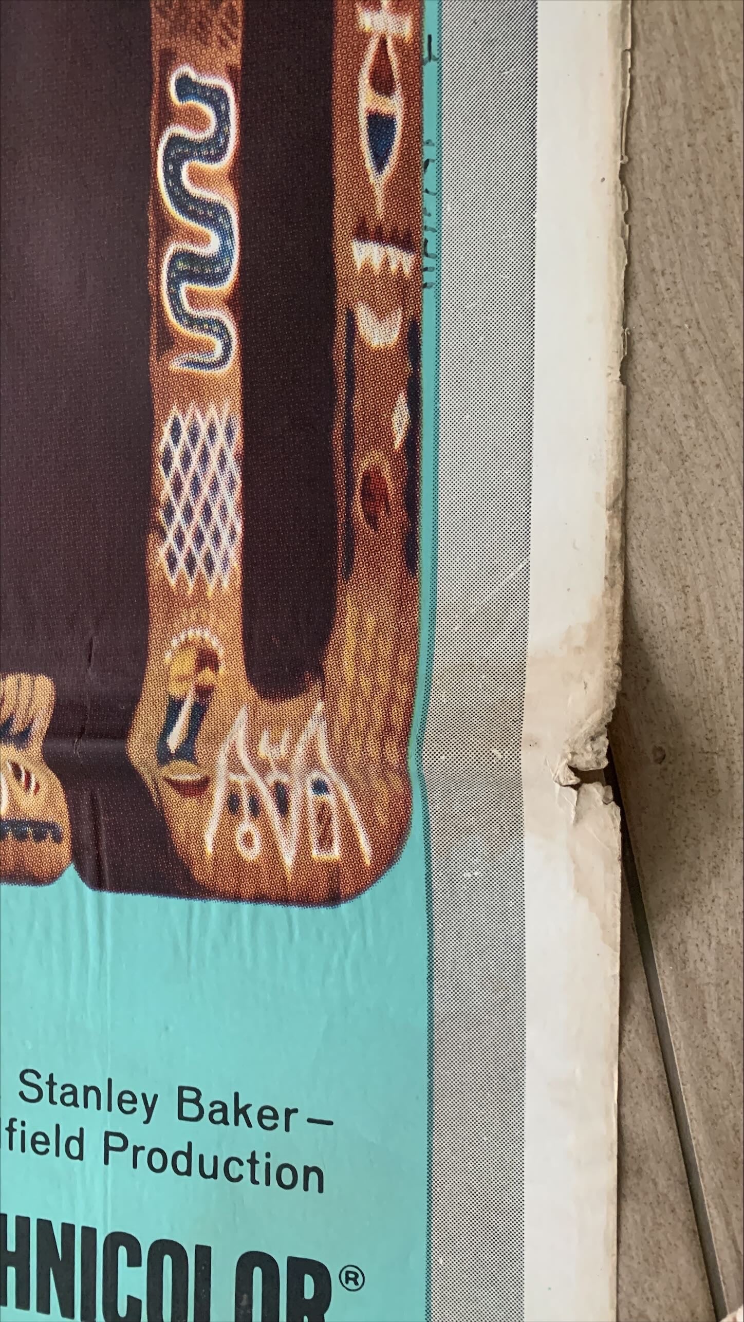 Zulu (1964) Three Sheet Movie Poster