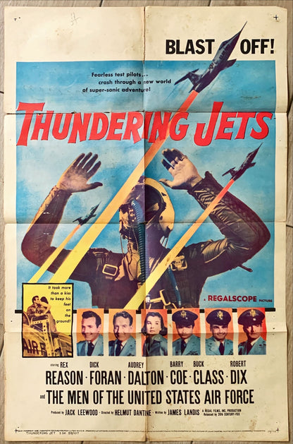 Thundering Jets (1958) One Sheet Movie Poster
