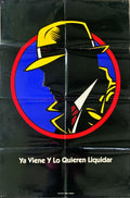 Dick Tracy, Spanish/U.S. teaser Vintage movie poster  '90