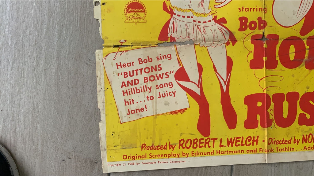 Paleface (1948) One Sheet Movie Poster - R'58