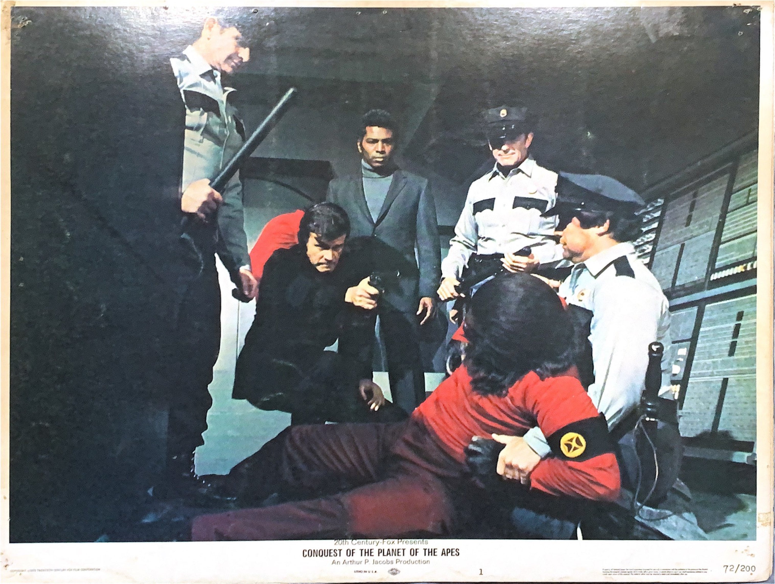 #846 CONQUEST OF THE PLANET OF THE APES 7 Lobby Cards 1972 - PosterCollectors.xyz