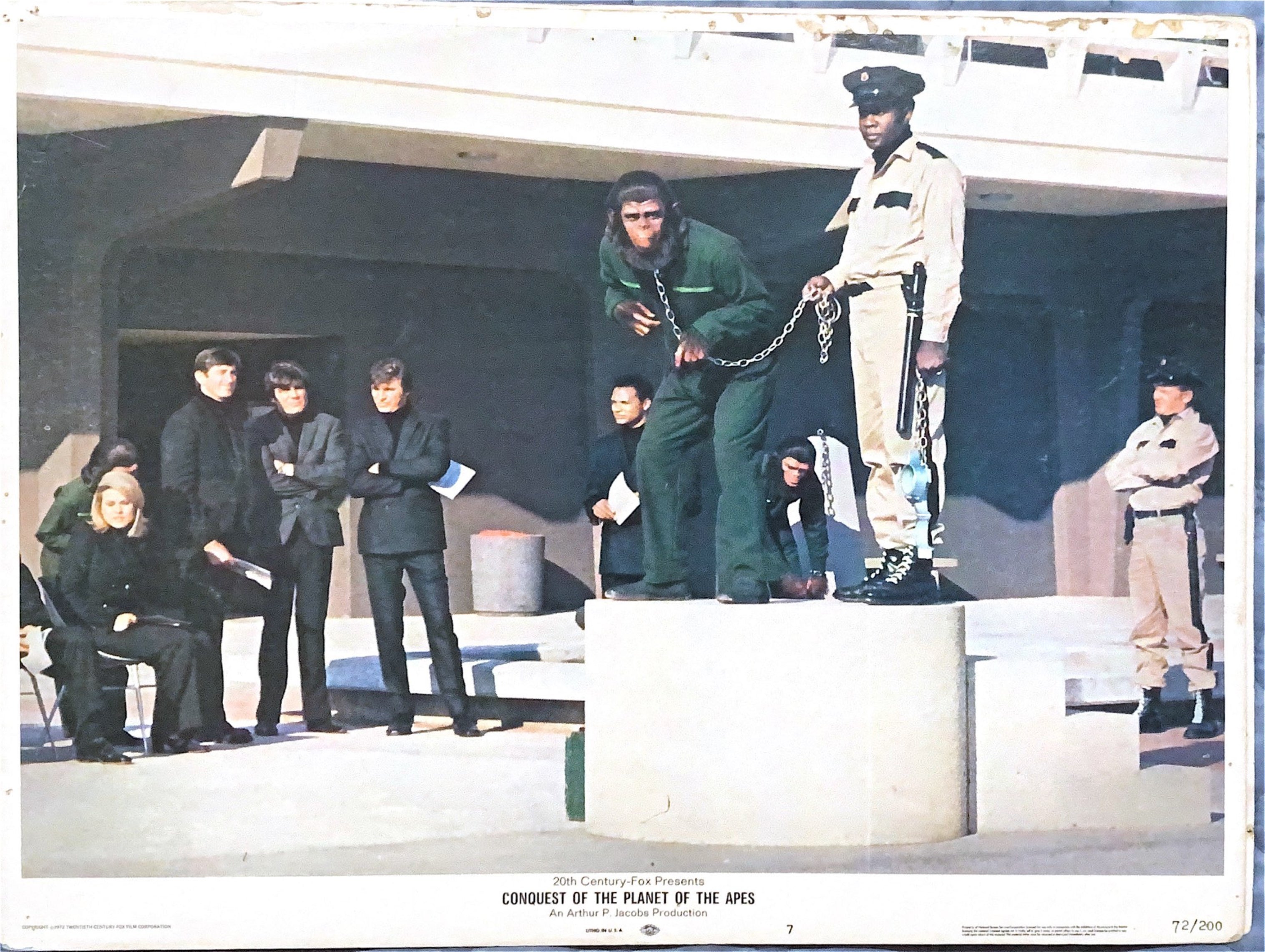 #846 CONQUEST OF THE PLANET OF THE APES 7 Lobby Cards 1972 - PosterCollectors.xyz