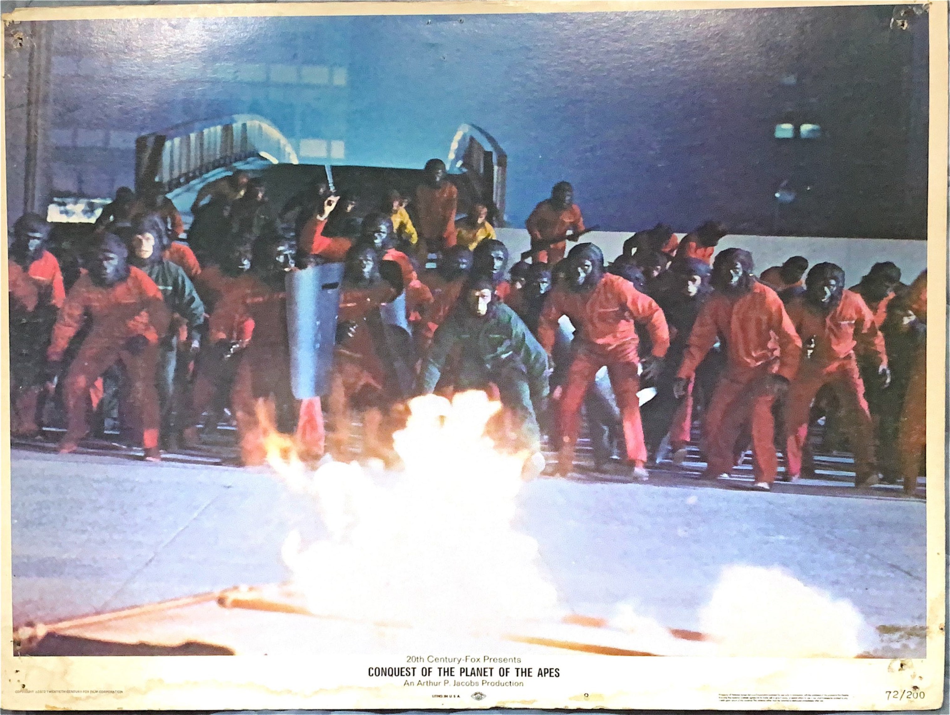 #846 CONQUEST OF THE PLANET OF THE APES 7 Lobby Cards 1972 - PosterCollectors.xyz