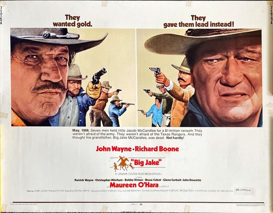 (280) BIG JAKE 1/2sheet movie poster 1971 - John Wayne - PosterCollectors.xyz