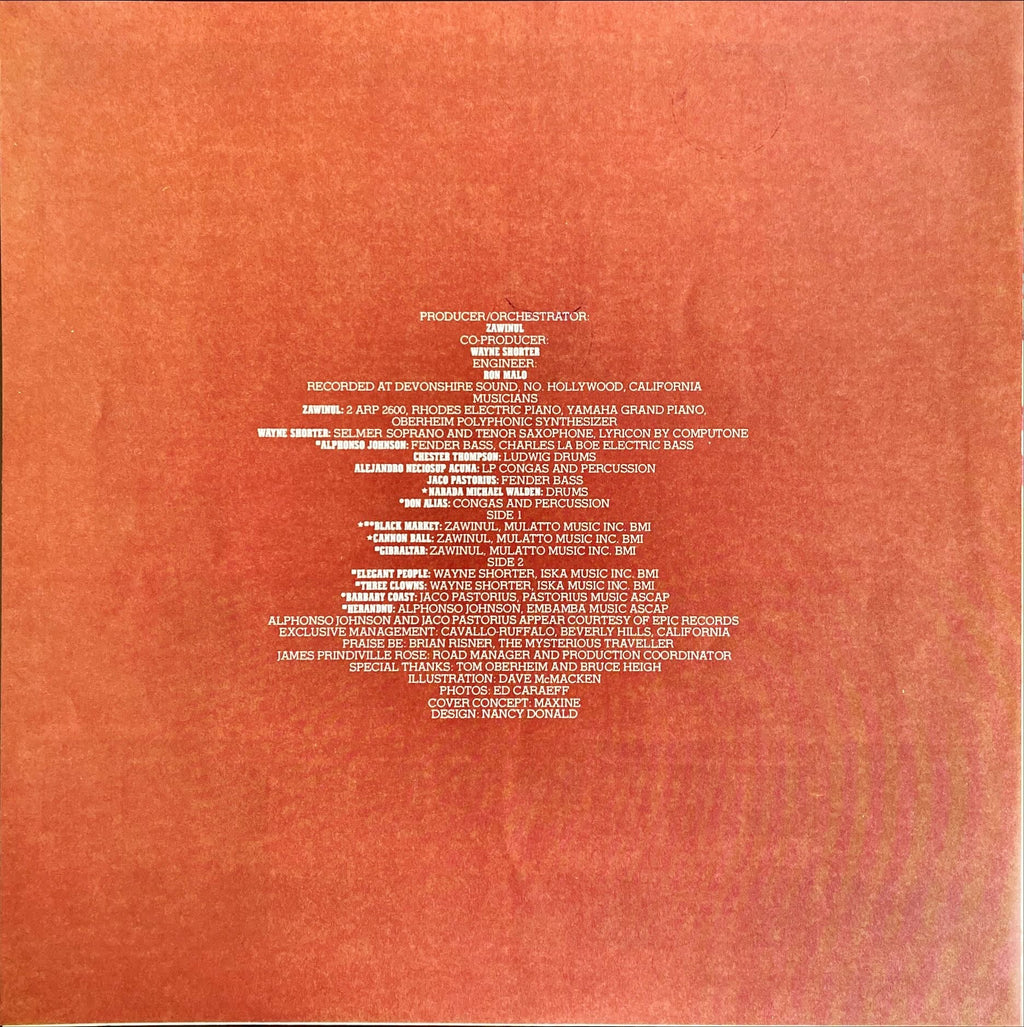 Weather Report Black Market 1976 Rare Japanese Import Jazz Vinyl/LP - PosterCollectors.xyz