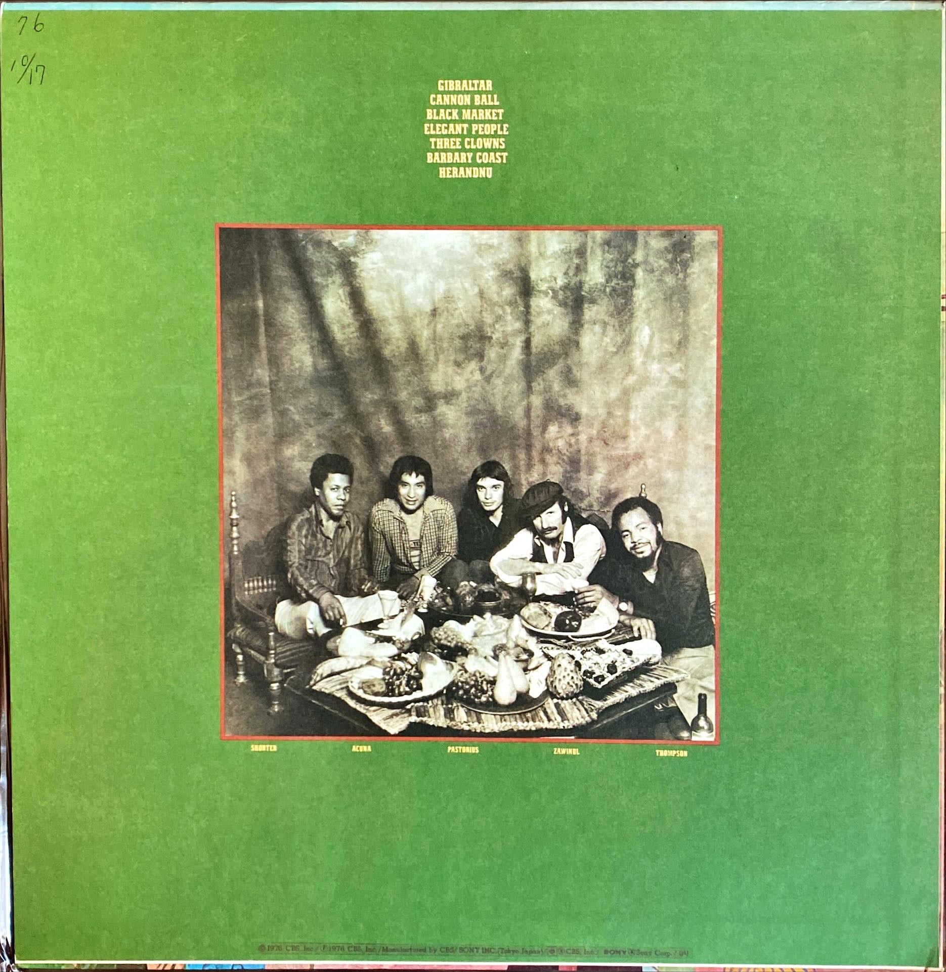 Weather Report Black Market 1976 Rare Japanese Import Jazz Vinyl/LP - PosterCollectors.xyz