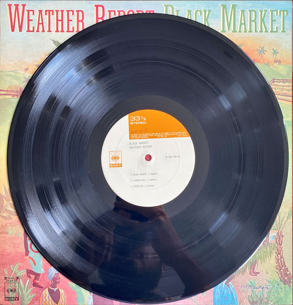 Weather Report Black Market 1976 Rare Japanese Import Jazz Vinyl/LP - PosterCollectors.xyz