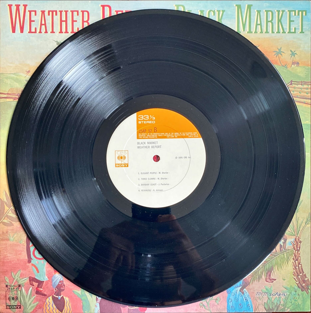 Weather Report Black Market 1976 Rare Japanese Import Jazz Vinyl/LP - PosterCollectors.xyz
