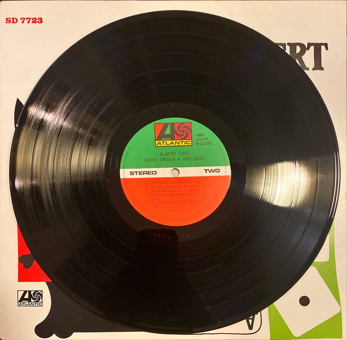 Albert King ‎– Born Under A Bad Sign 1982 [Rare Japanese Import w/ OBI] Vinyl/LP