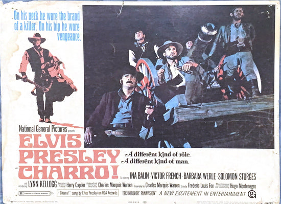 CHARRO 4 Lobby Cards 1969 - Elvis Presley - PosterCollectors.xyz