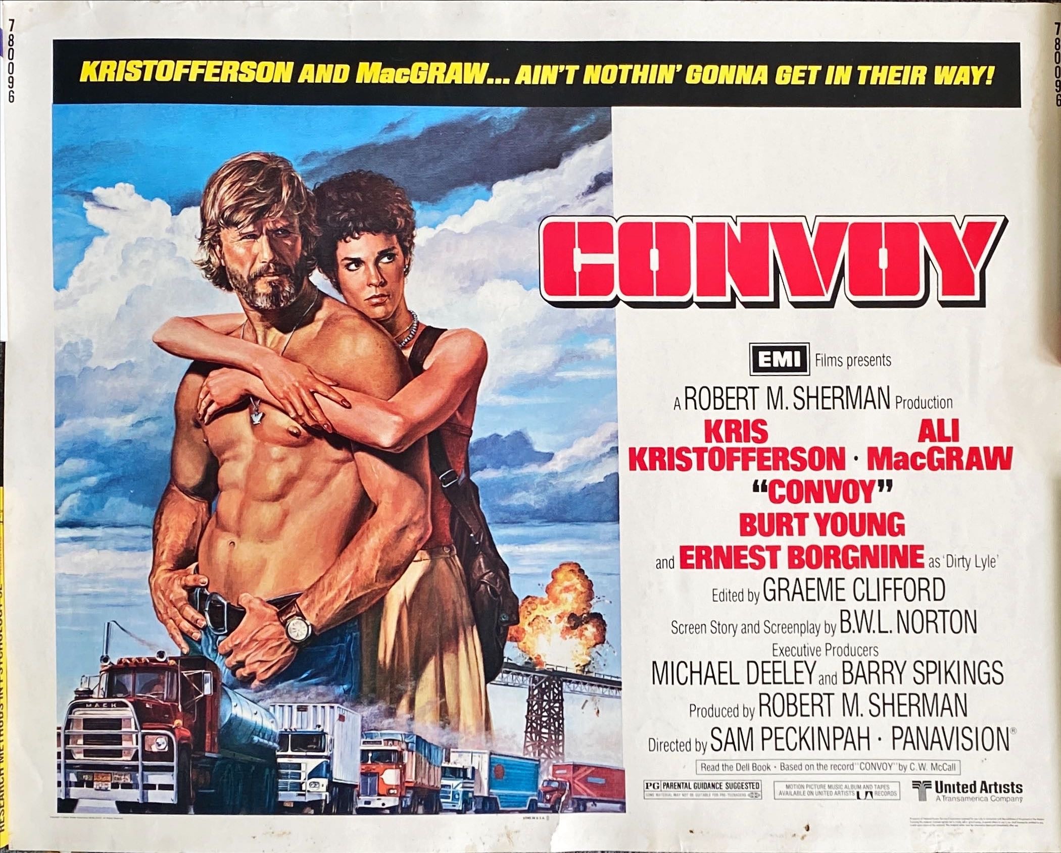 LI (281) CONVOY 1/2sheet movie poster 1978 - PosterCollectors.xyz