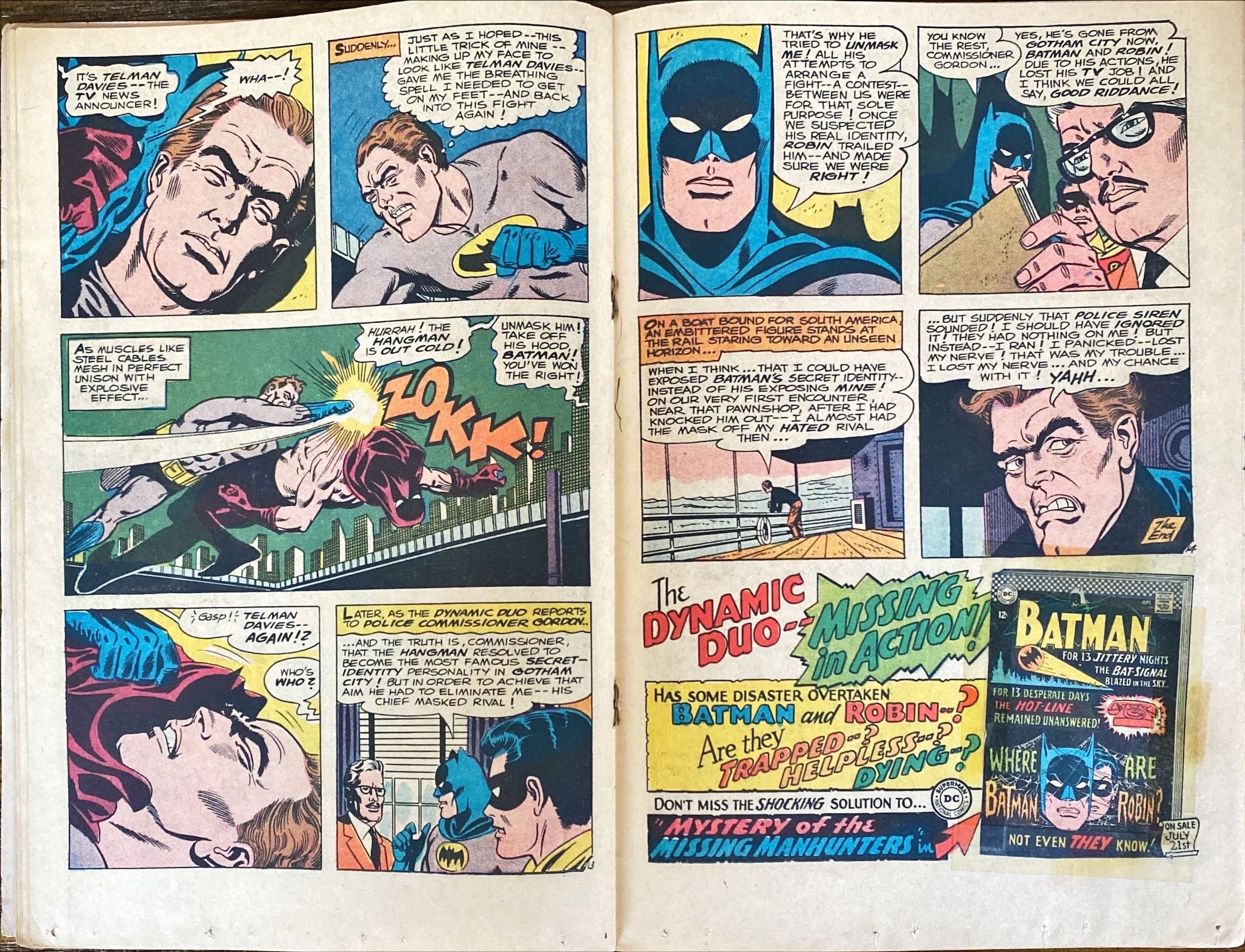 Set of 3 Comic Books - Batman, Spiderman, Fantastic Four