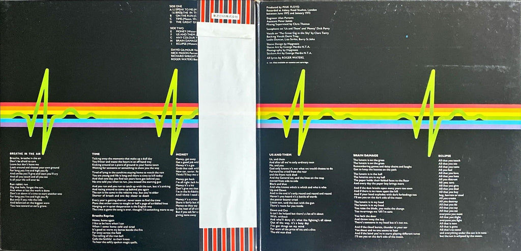 Pink Floyd Dark Side of the Moon 1973 [Rare Japanese Import w/ OBI] Vinyl/LP