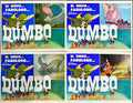 #1610A DUMBO Mexican Lobby Cards x4 Walt Disney - PosterCollectors.xyz