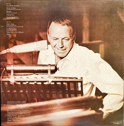 Frank Sinatra ‎Ol' Blue Eyes Is Back 1973 Rare Japanese Jazz Vinyl w/o OBI