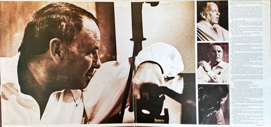 Frank Sinatra ‎Ol' Blue Eyes Is Back 1973 Rare Japanese Jazz Vinyl w/o OBI